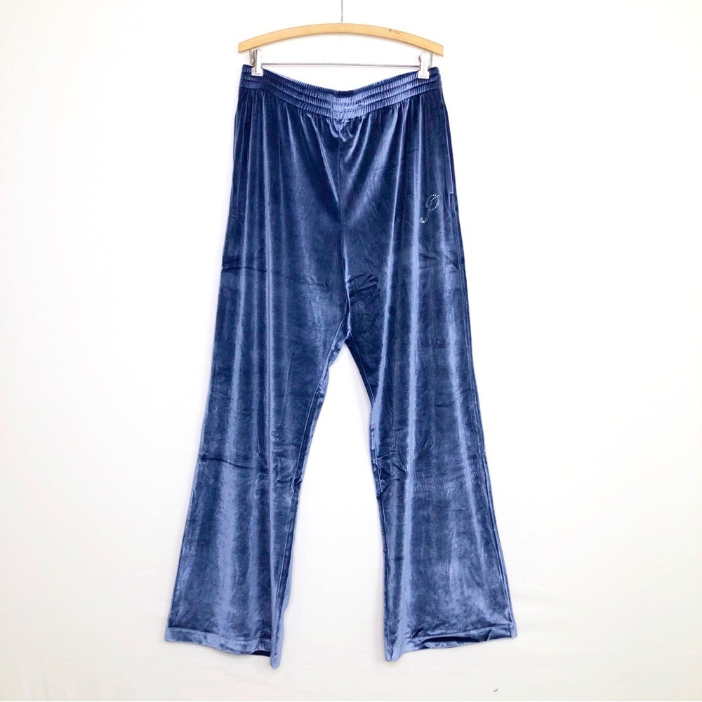 Pink, Victoria’s Secret blue velour sweat pants
